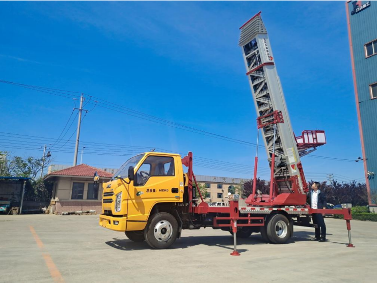 句容常年租赁32米云梯车